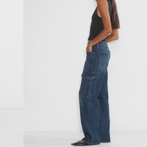 Aritzia Hi-Rise Cargo Pants Wide Leg